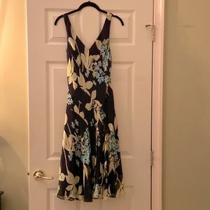 Black and Floral Dress